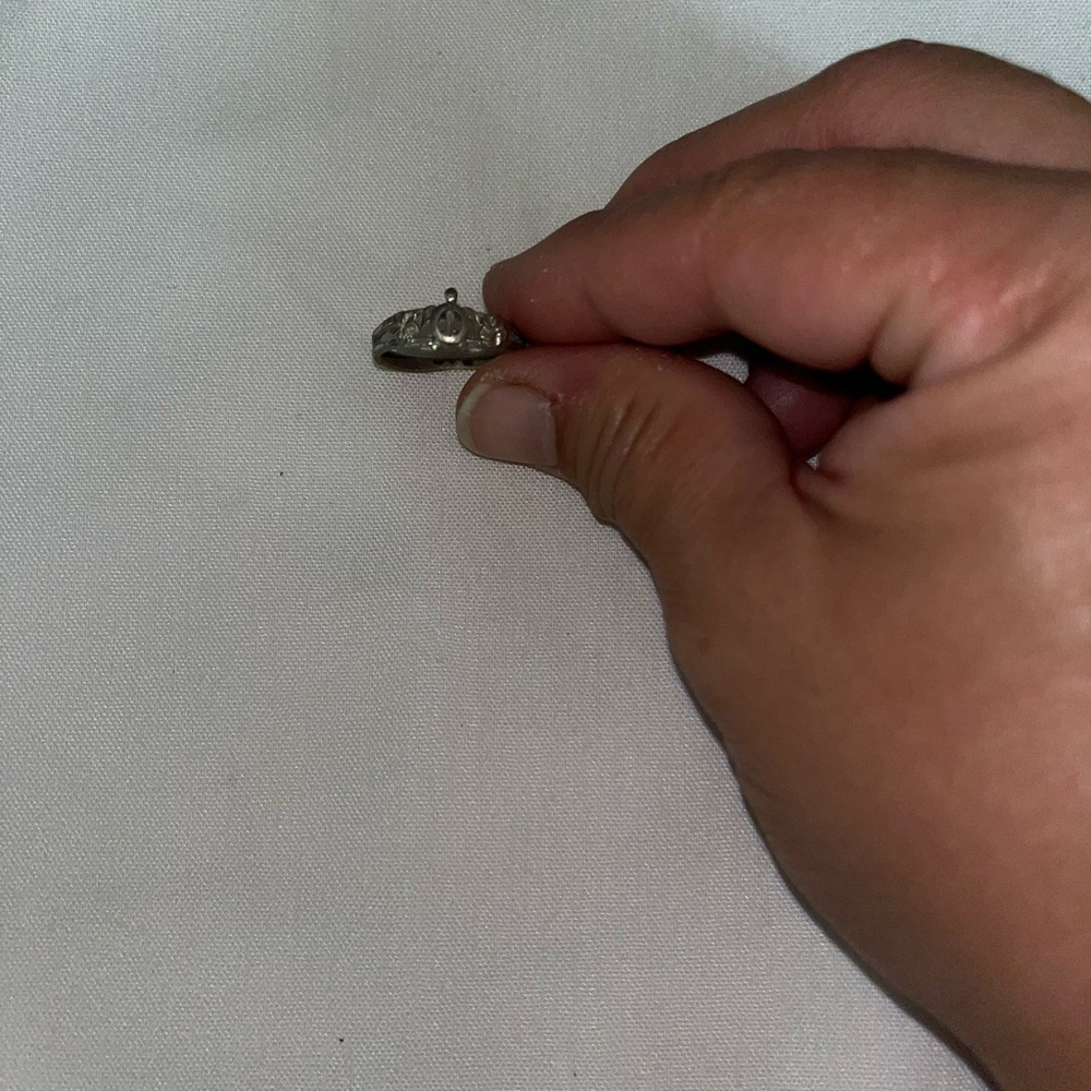 Silver plated turtle Ring